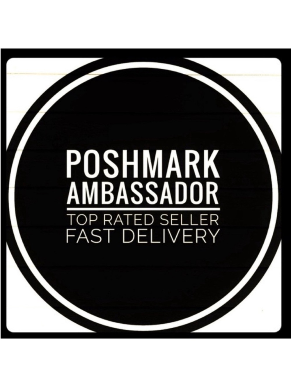 Poshmark Ambassador Graphic Tee or Decal - Black & White